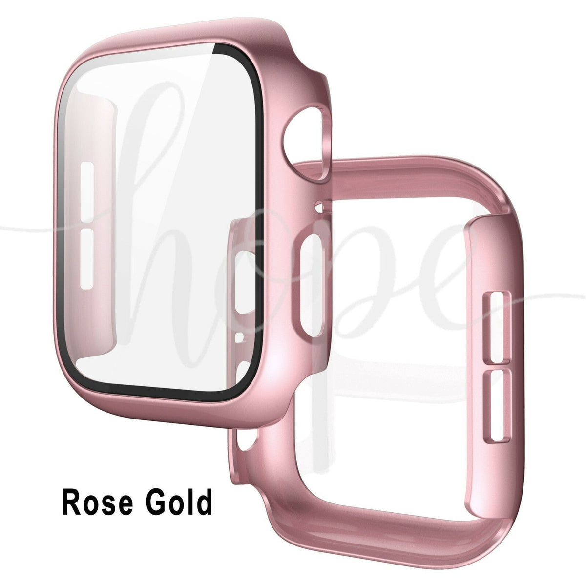 Case Cover Apple Watch iWatch 8/7/6/5/4/3/2/SE 45 44 42 41 40 38 Tempered Glass