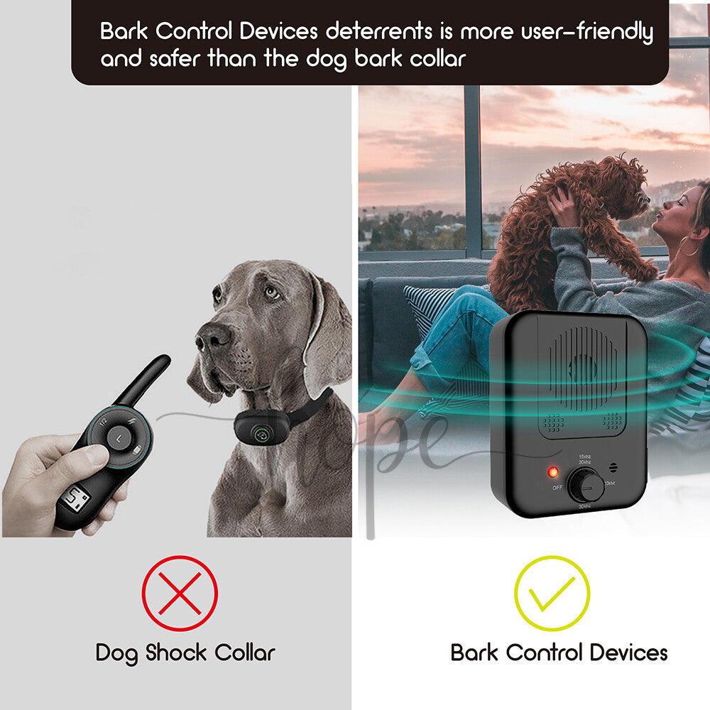 Outdoor Anti Bark Device Ultrasonic Dog Barking Control Stop Repeller Trainer