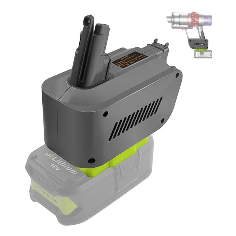 For Ryobi 18V Battery to Dyson V10 Animal Absolute Battery Adapter Converter
