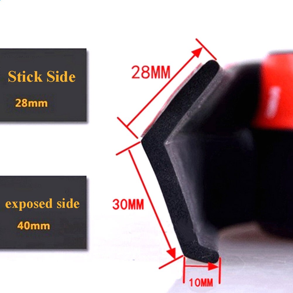 Universal 2.5M Rubber Car Front Bumper Lip Skirt Protector Body Spoiler Splitter