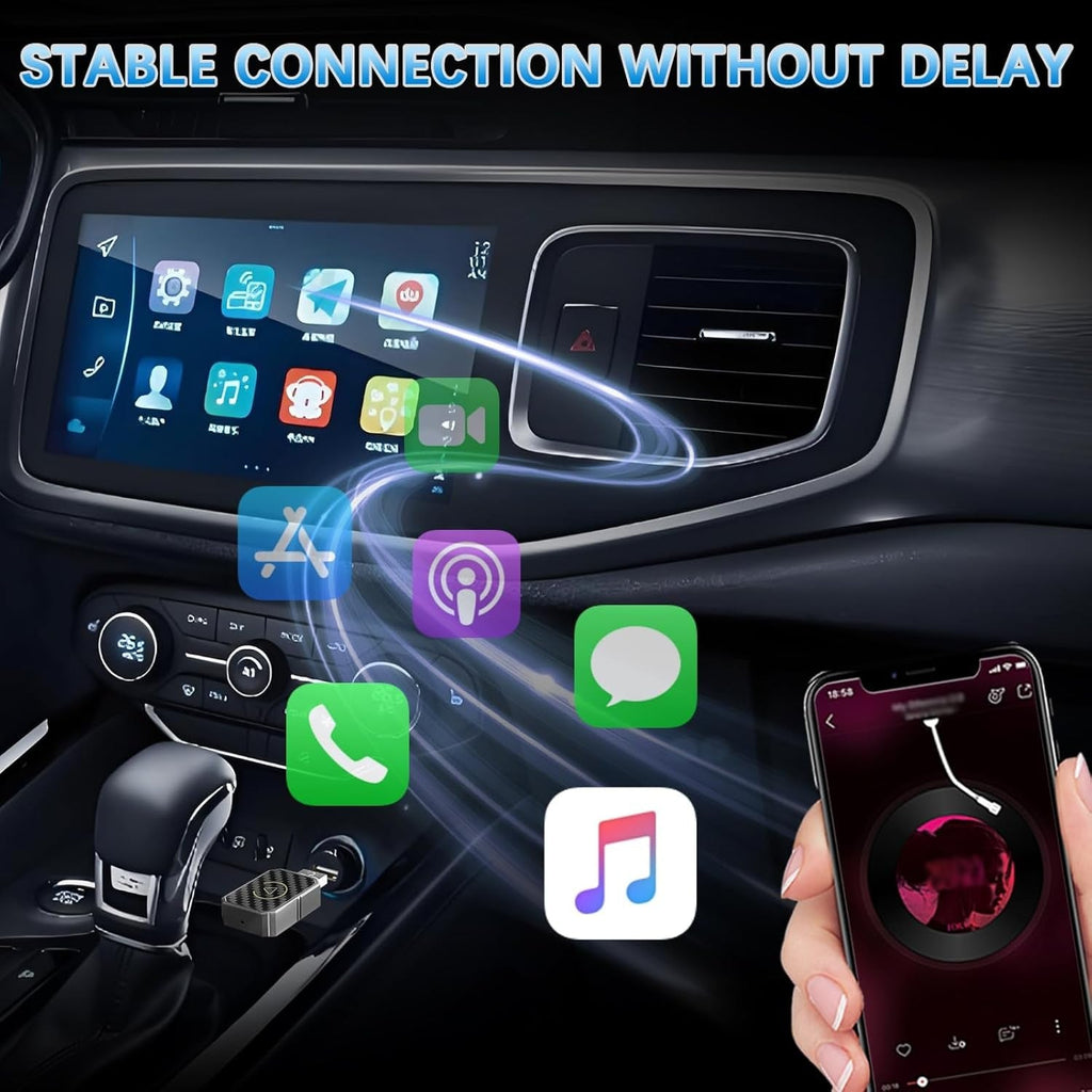 USB Wireless CarPlay Adapter For iPhone Apple Wireless Carplay Dongle Plug Play