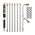 Tool Pressure Washer Extension Wand Upgrade Power Washer Lance with 5 Tips