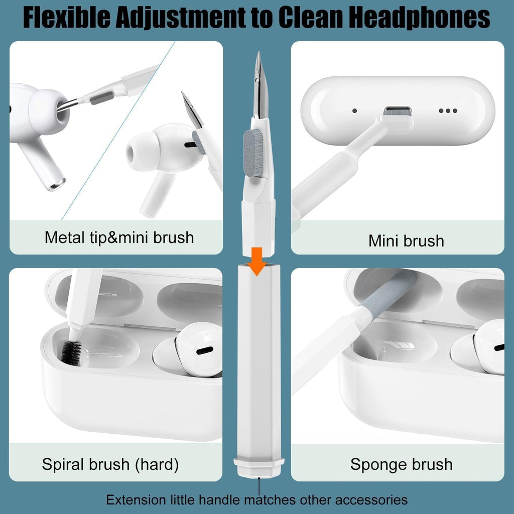 20 in 1 Multifunctional Cleaner Kit for Keyboard Earbuds Camera Cellphones