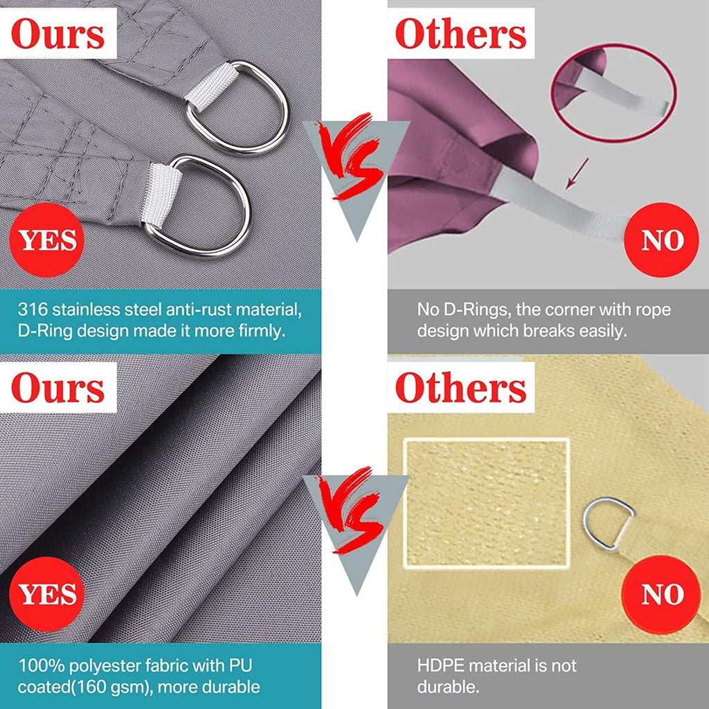 Waterproof Shade Sail 3Mx3M