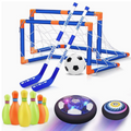 Hover Soccer Ball Set, USB Rechargeable with LED Light and Inflatable Ball