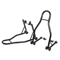 2PCS Heavy Duty Motorcycle Front & Rear Stand Lift Spoolift Paddock Swingarm Arm