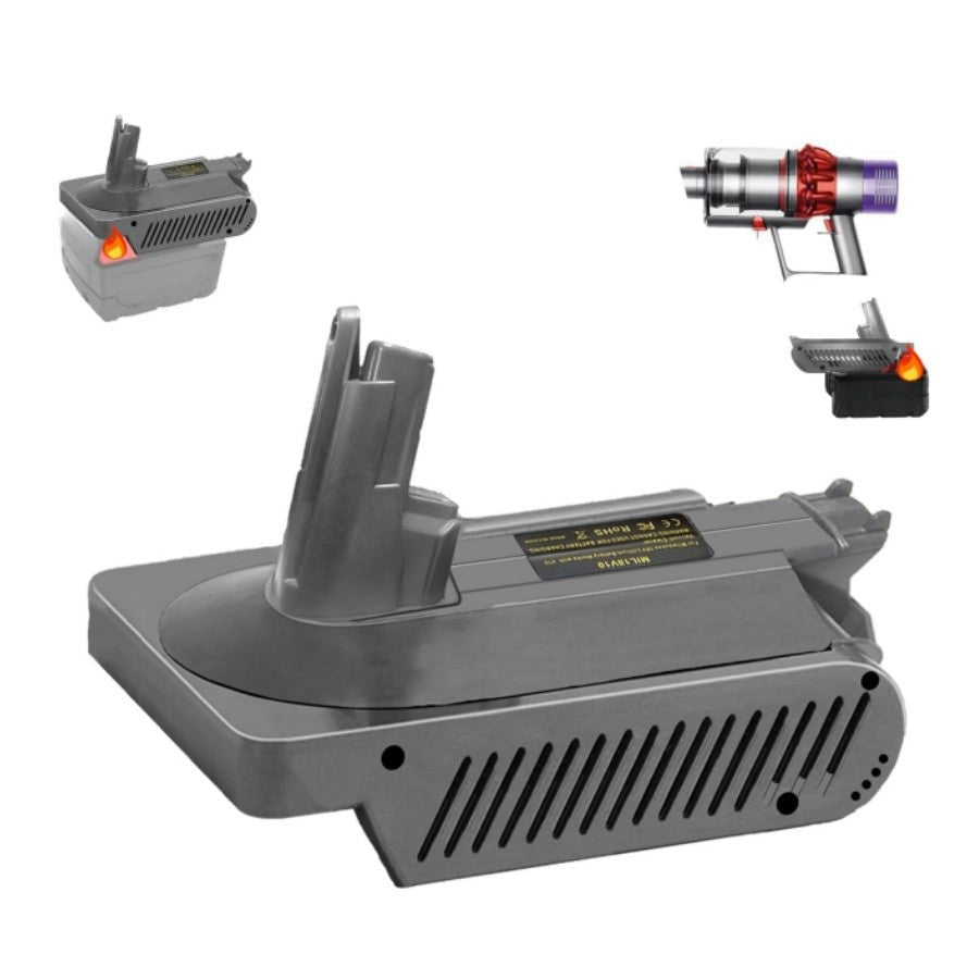 For Milwaukee M18 18V Battery Adapter Converter To Dyson V10 SV12 Battery