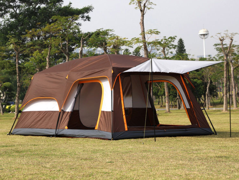 Outdoor Camping Tent for 6-10 Persons with Carrying Bag Travel Portable