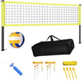 Salelink Outdoor Volleyball Net Set with Adjustable Pole