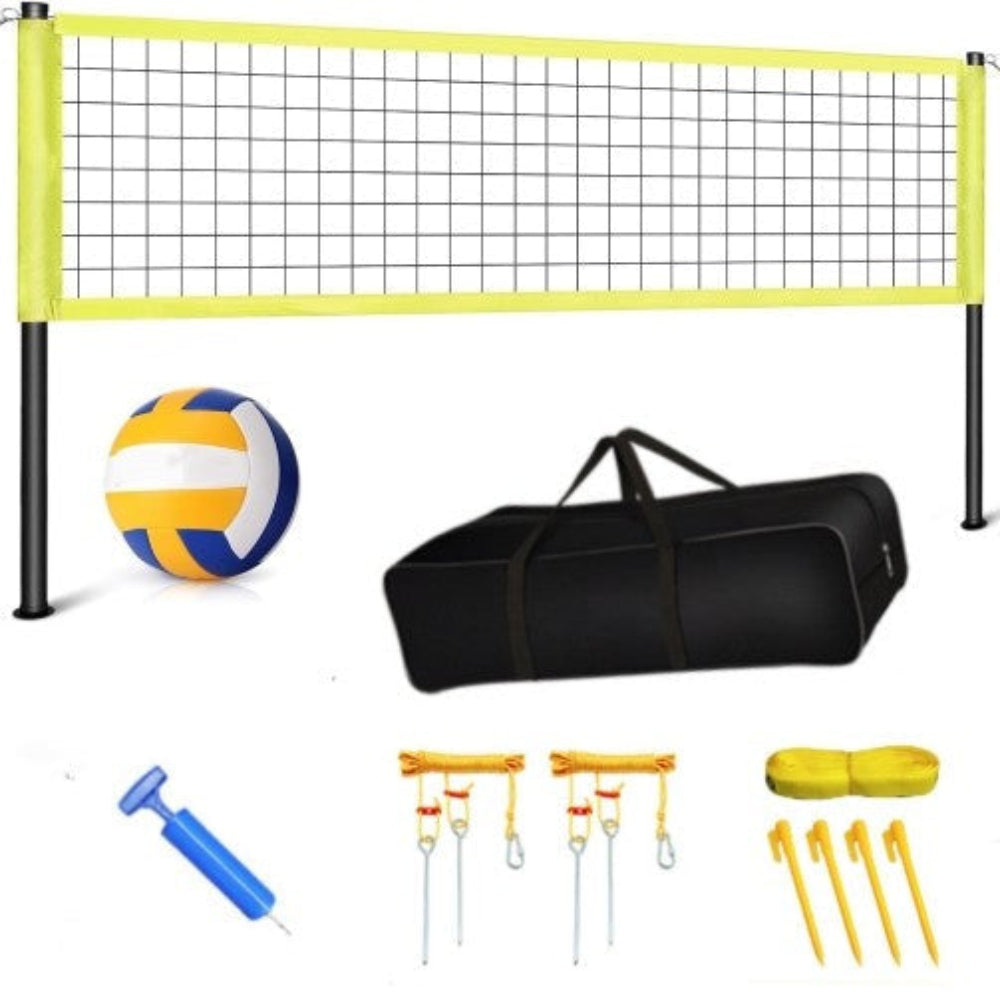 Salelink Outdoor Volleyball Net Set with Adjustable Pole