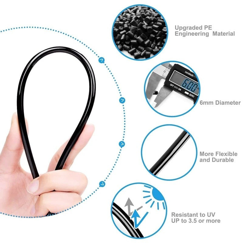 15M Outdoor Misting Cooling System Garden Patio Irrigation Water Mister Set