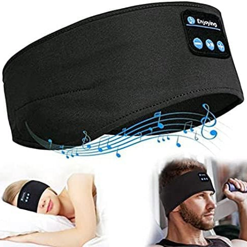 Salelink Wireless Bluetooth 5.0 Stereo Eye Mask Headphones Earphone Sleep Music Headband