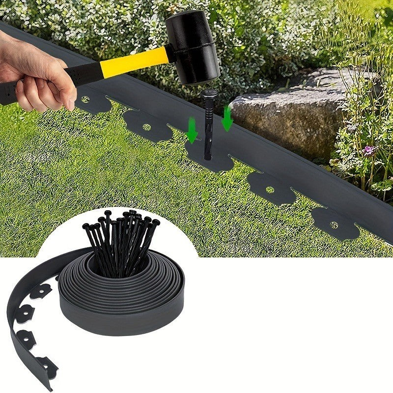 10M Lawn Edging Border Flexible Garden Path Fence Landscape
