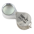 Loupe Magnifier Pocket Eye Jewelry Magnifying Glass 30 x 21mm