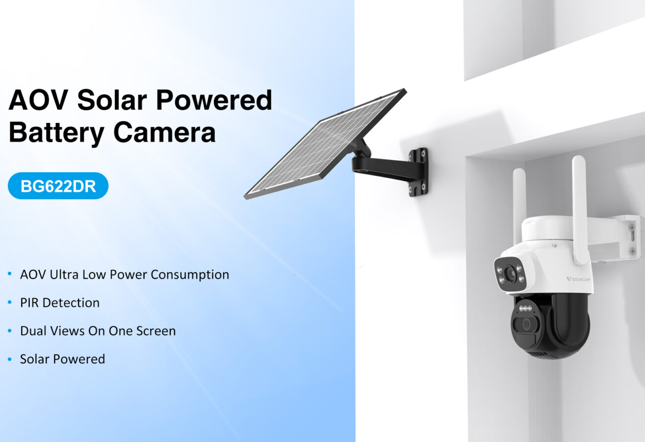 4G LTE SIM Card Wireless Security Camera Solar Battery Powered Outdoor