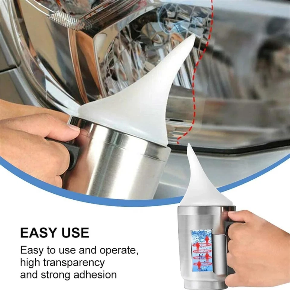 Car Headlight Restoration Kit Clean Light Polish Kit