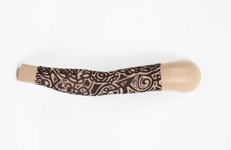 Stretch Costume Fake Tattoo Sleeve Arm Stocking Pack of 6