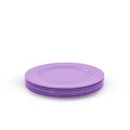 Henni & Friends Melamine Plate 25cm - 6pc (Lavender Purple)