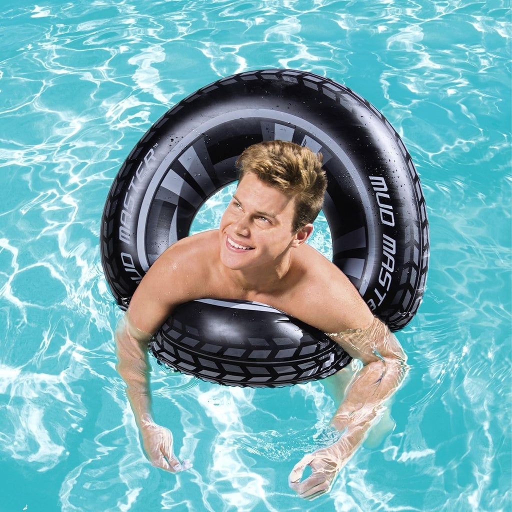 Bestway Mud Master Inflatable Pool Float Durable Wheel Ring