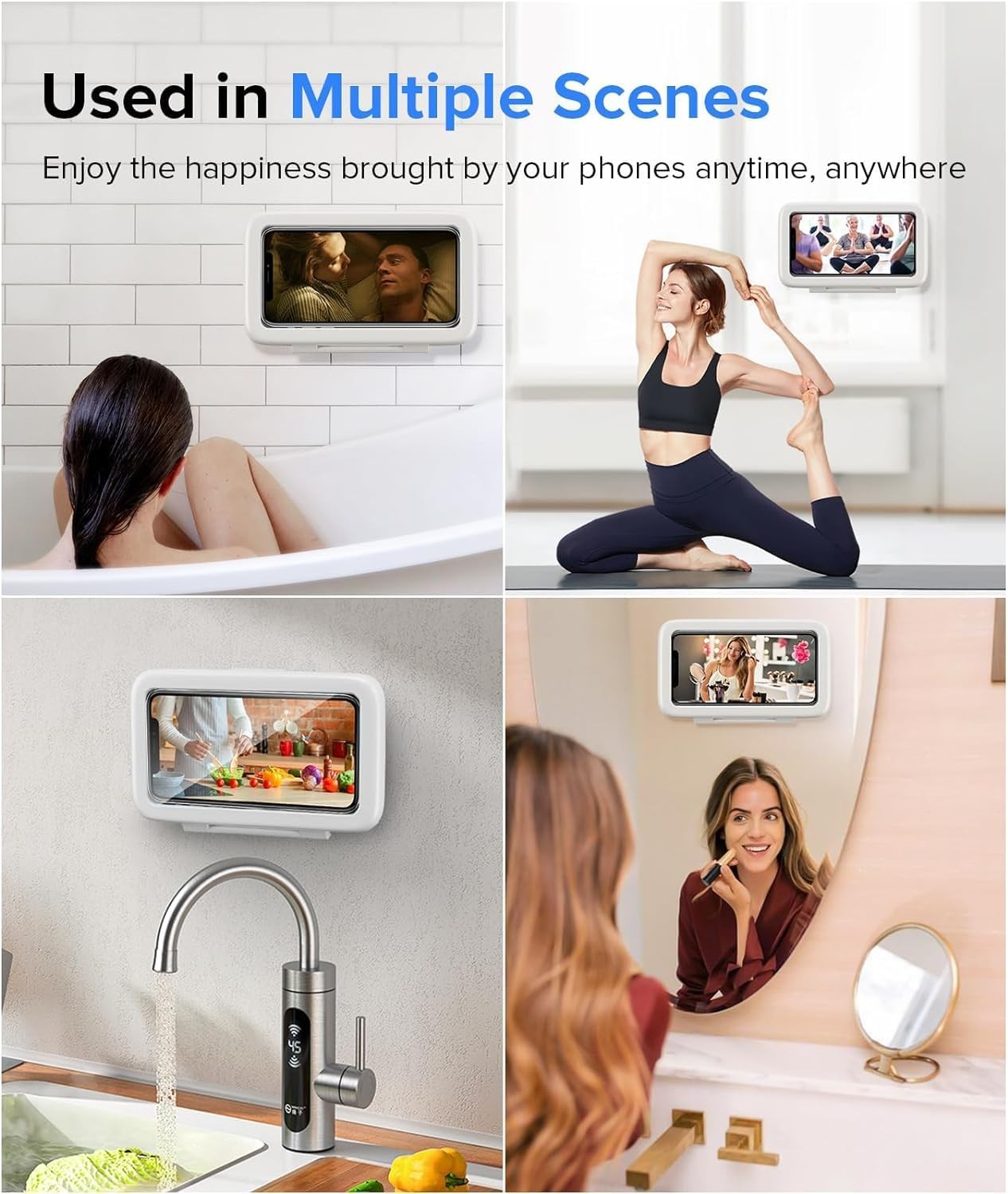 Shower Phone Holder Waterproof Case