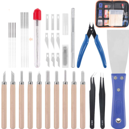 34PCS 3D Printer Accessories Tool Kit