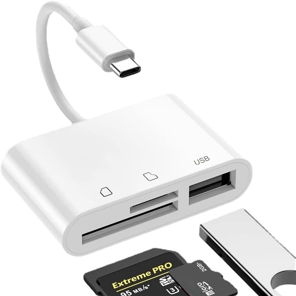 USB C SD/TF Card Reader Type C