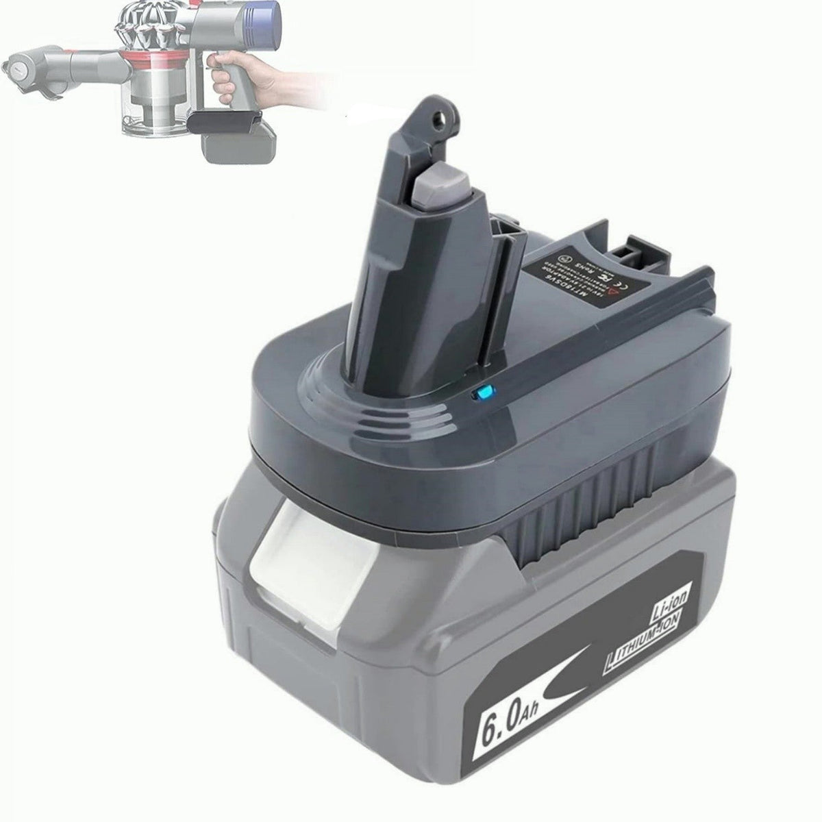 For Makita 18V Battery to Dyson V6 Vacuum Cleaner Battery Adapter Converter