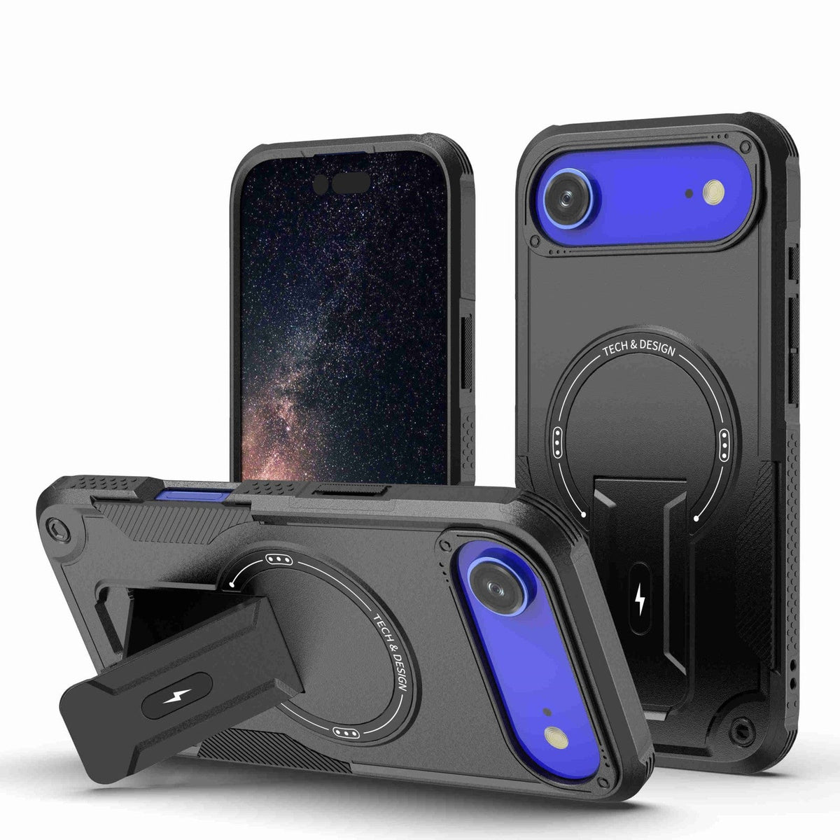 Magnetic Kickstand Magsafe Shock proof Bumper Case for iPhone 17 Air