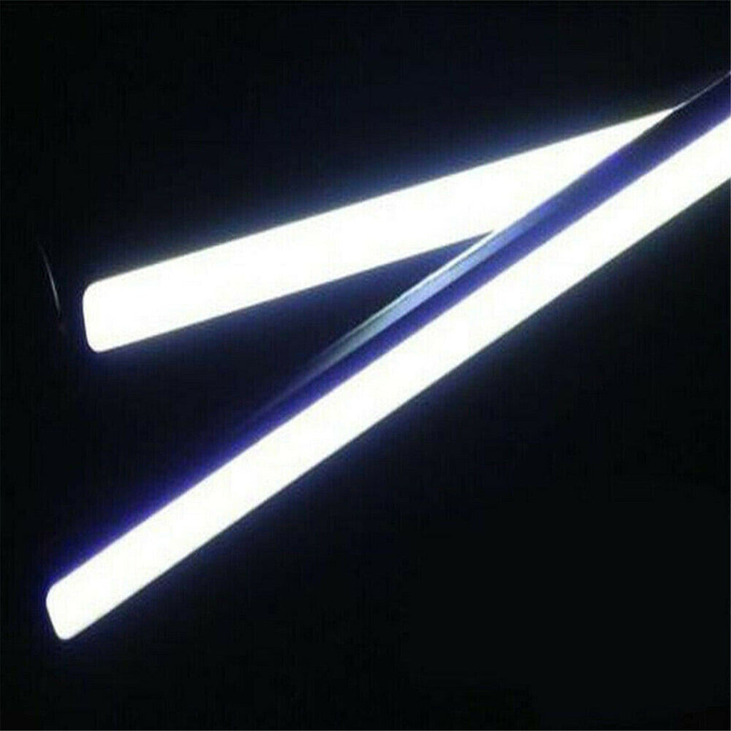 10X 12V White DRL LED Strip Lights Bars Camping Caravan Boat Car COB