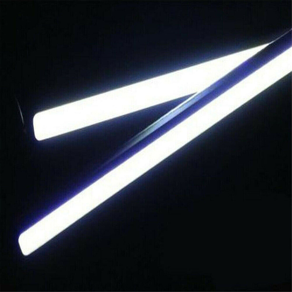 10X 12V White DRL LED Strip Lights Bars Camping Caravan Boat Car COB