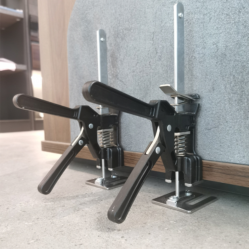 2PCS Viking Arm Precision Clamping Tool Labor Saving Door Use Board Lifter Jack