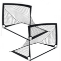 Salelink 2PCS Portable Kid Football Goals Pop Up Soccer Goals