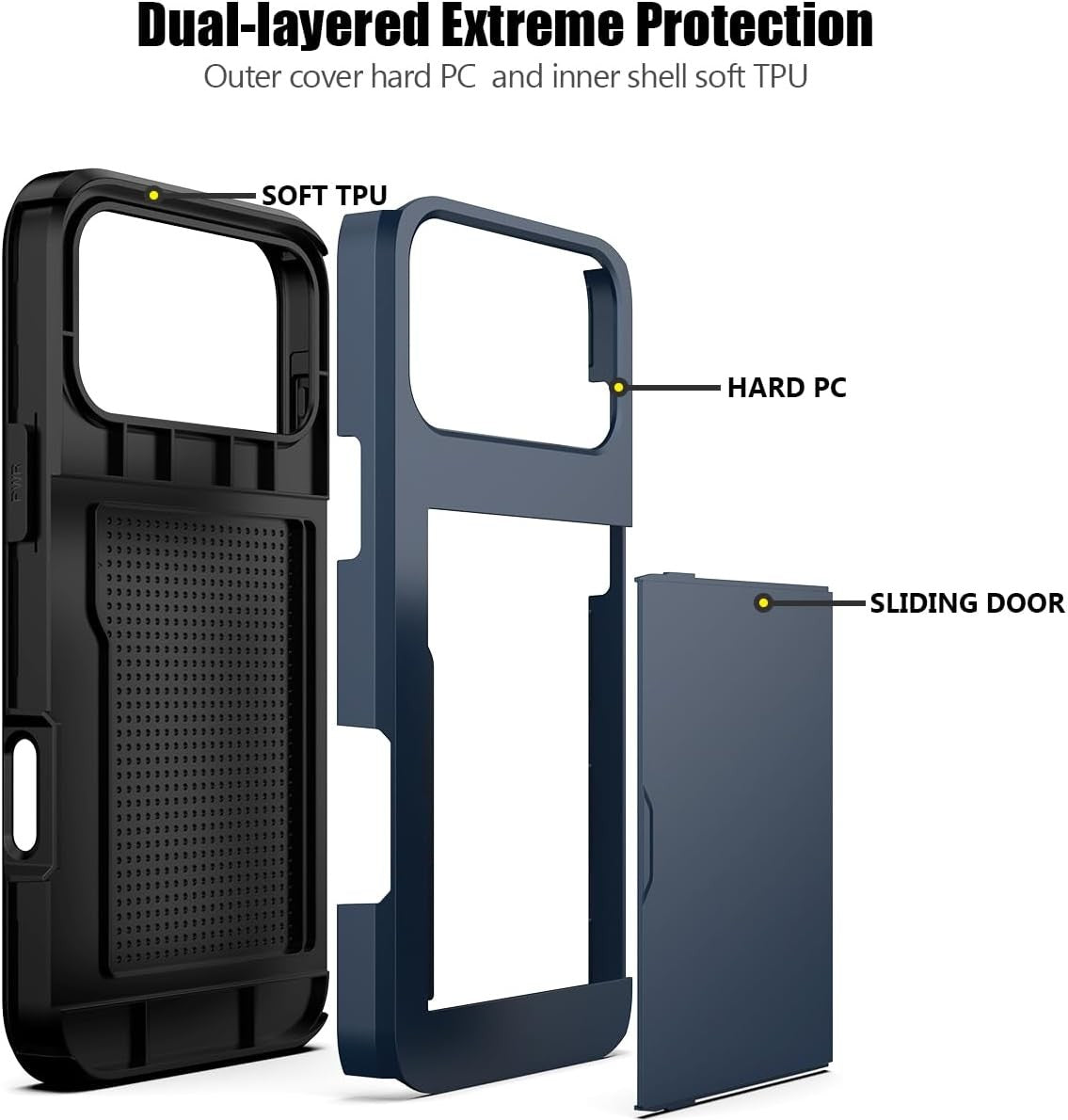 Case for iPhone 17 Pro Max Card - Navy