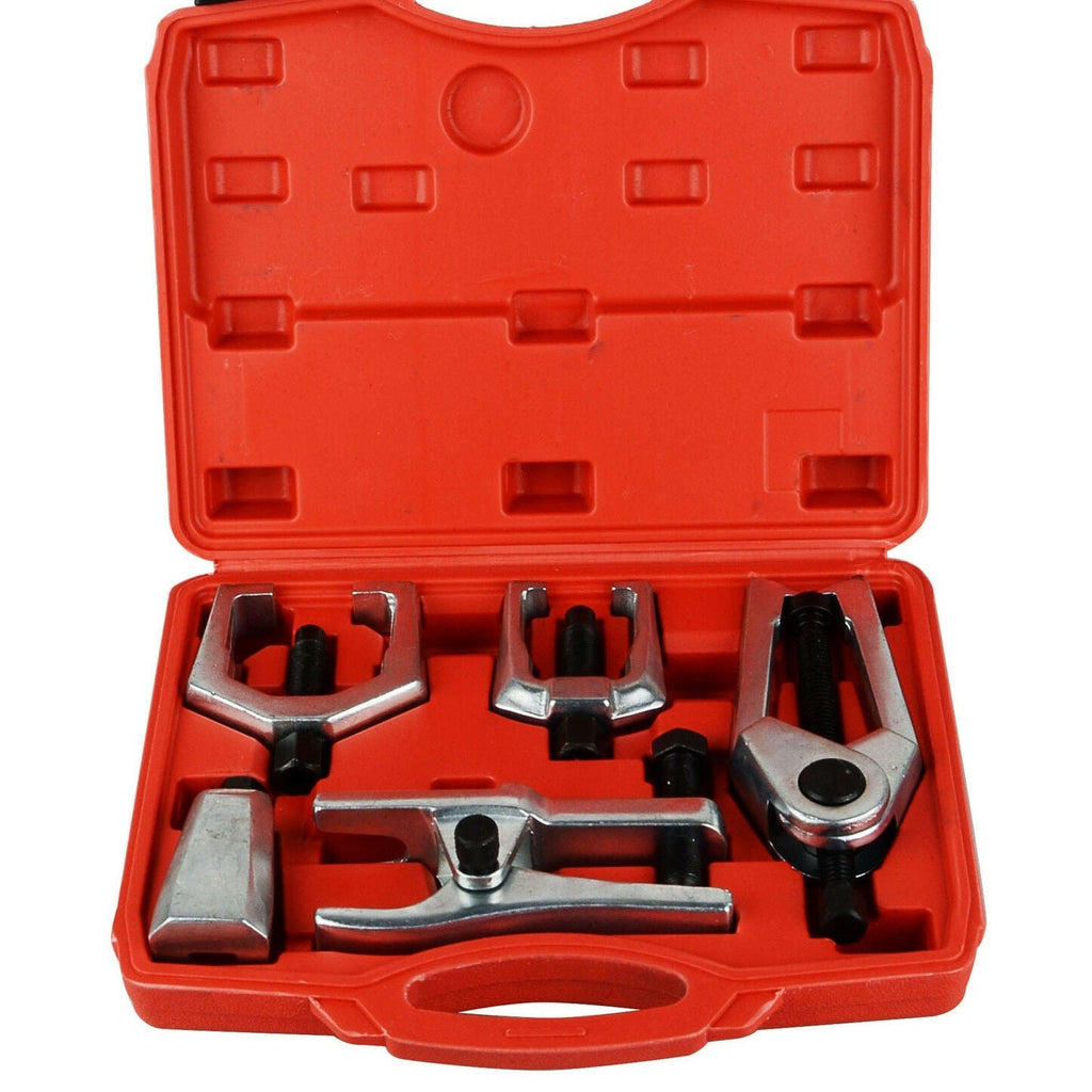 5pcs Front End Service Tool Kit Ball Joint Tie Rod Set Pitman Arm Puller Remover