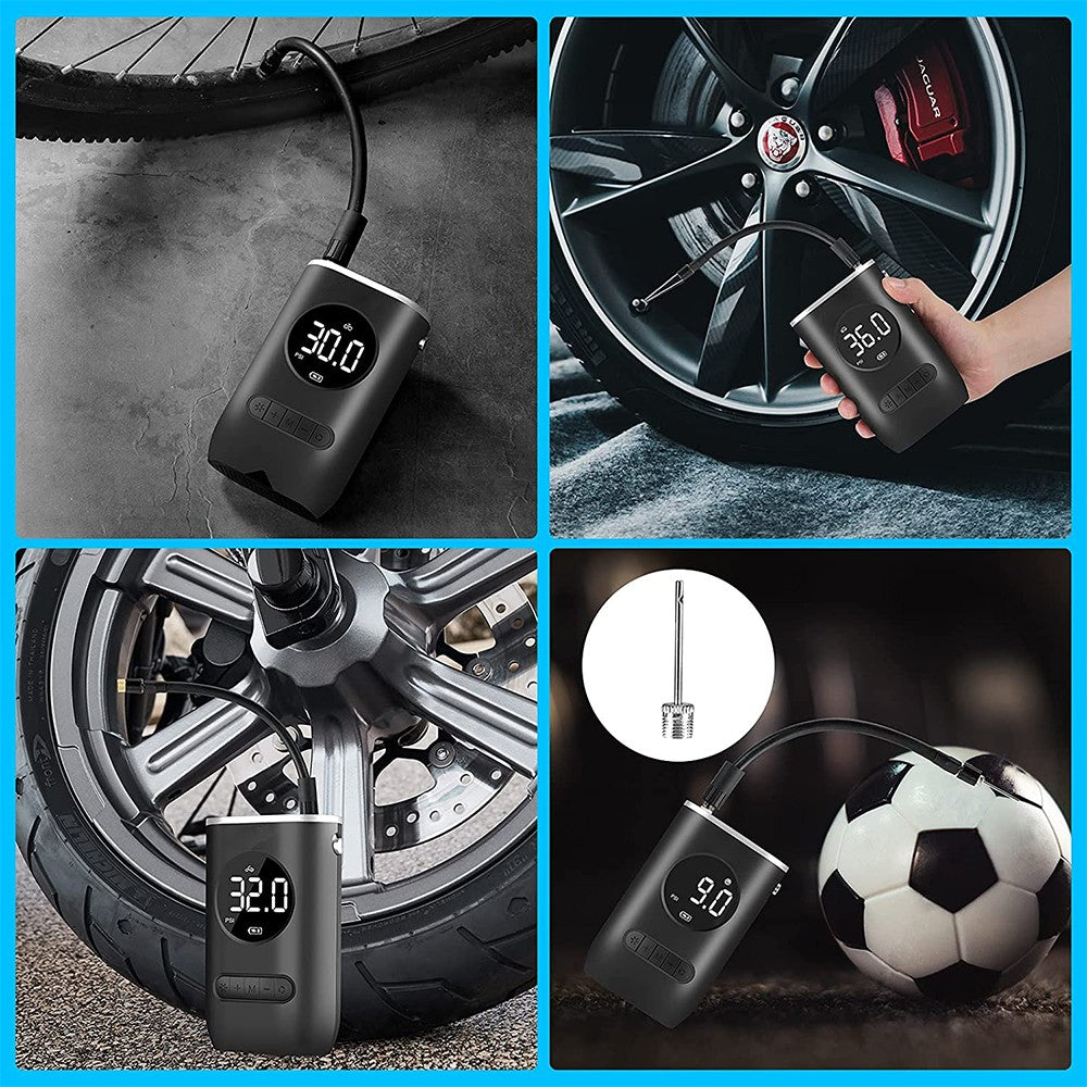 Portable Air Pump 150PSI Air Compressor Tire Inflator