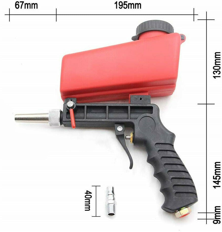 1/4" Pneumatic Sand Blaster Blasting Gun Sandblaster