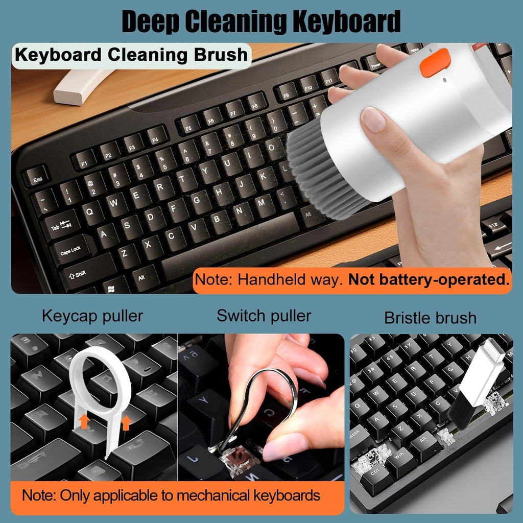 20 in 1 Multifunctional Cleaner Kit for Keyboard Earbuds Camera Cellphones