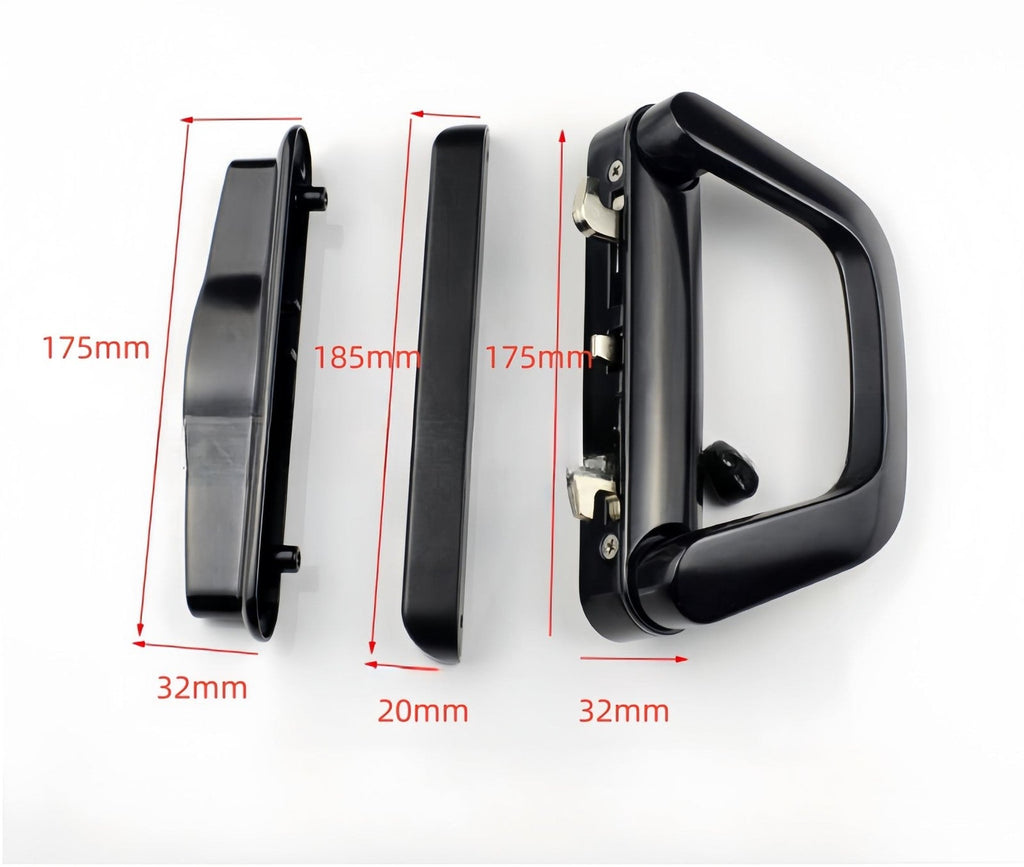 Patio Door Lock and Handle Set with Key