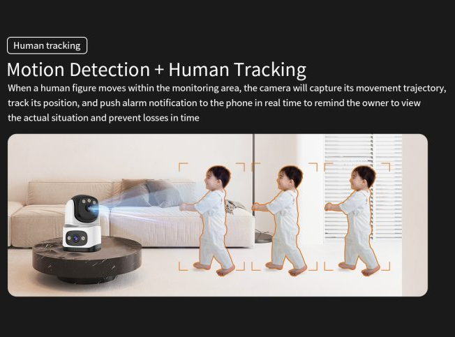 Vstarcam Dual Lens Security Camera Indoor Full Color HD WIFI