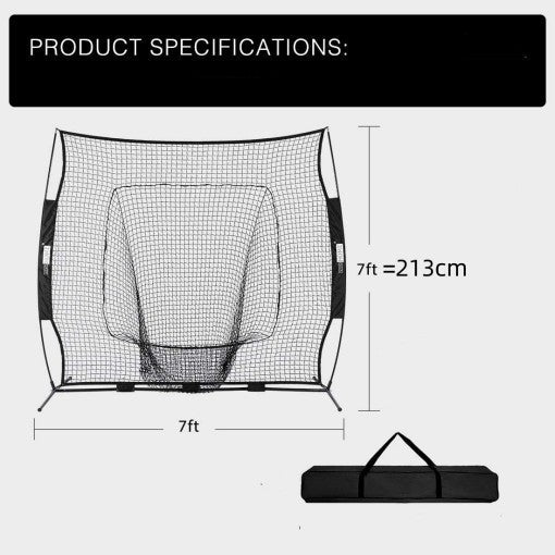 Salelink 213x213cm Baseball Backstop Softball Practice Net