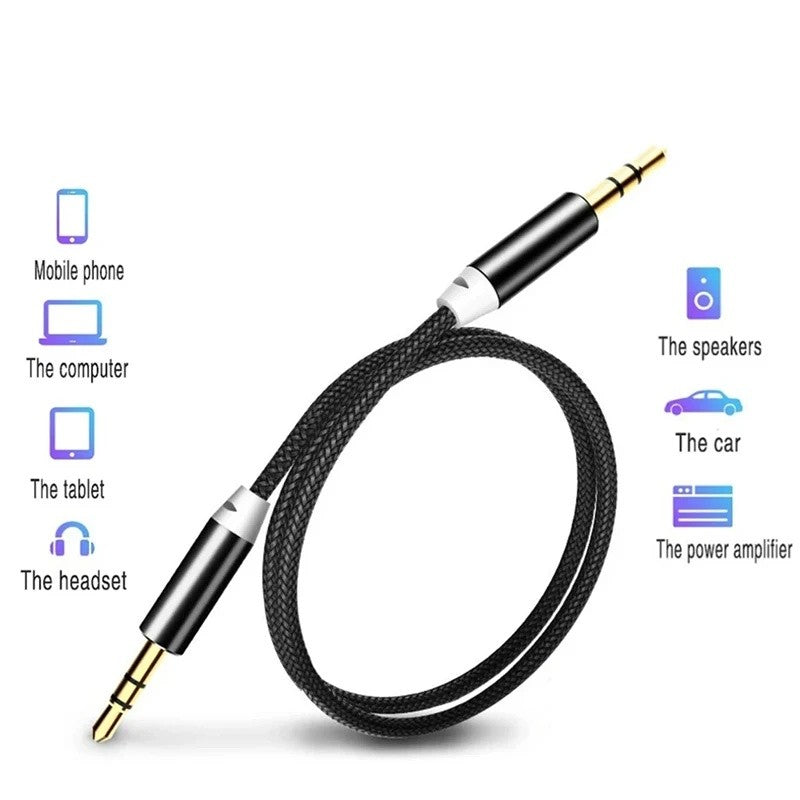 3M 3.5mm to 3.5mm Audio Cable Lead Male to Male Plug
