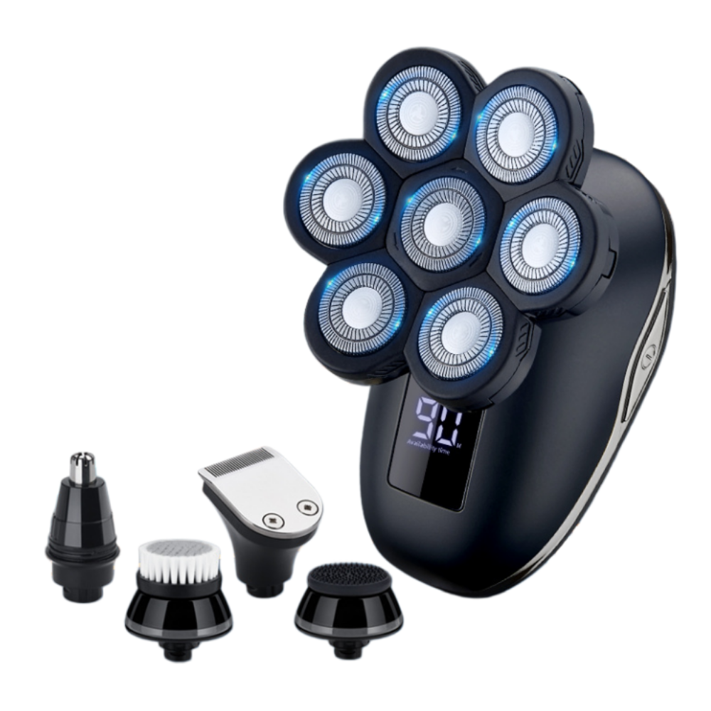 7-in-1 Electric Head Shaver for Bald Men