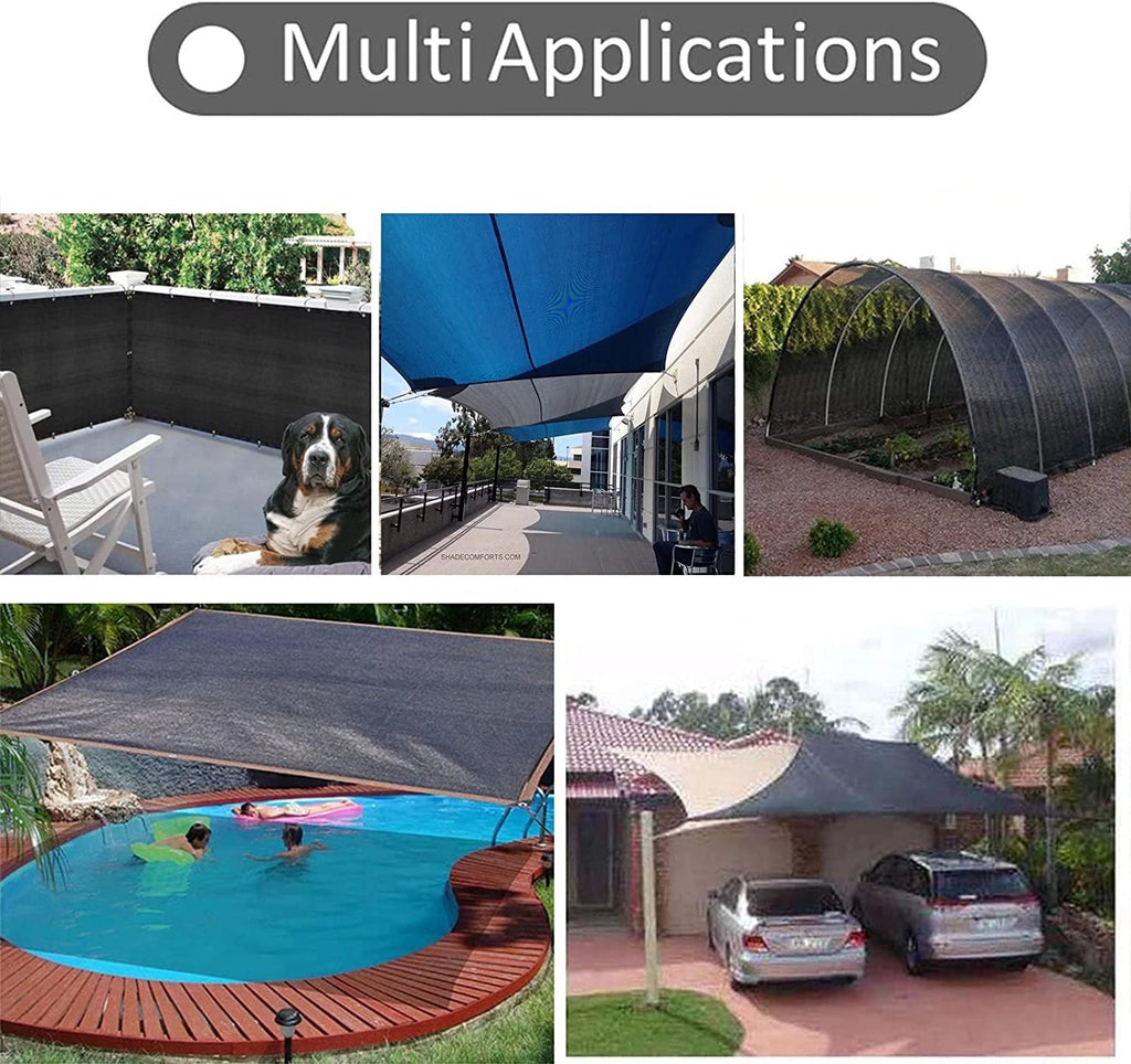 95% Black Shade Cloth 3Mx4M