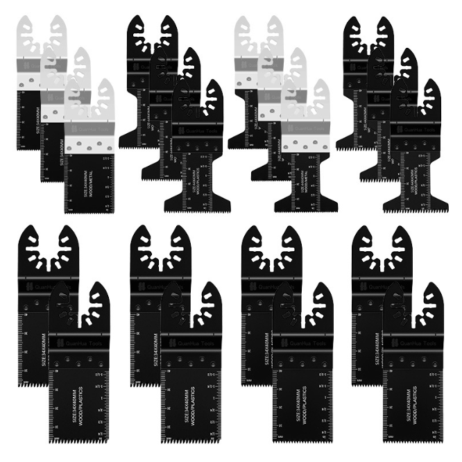 20X Multi Tool Oscillating Saw Blades For Fein Bosch Multimaster Makita Dewalt