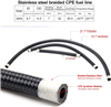 Universal Adjustable EFI Fuel Pressure Regulator Kit Fuel Line Hose Fitting