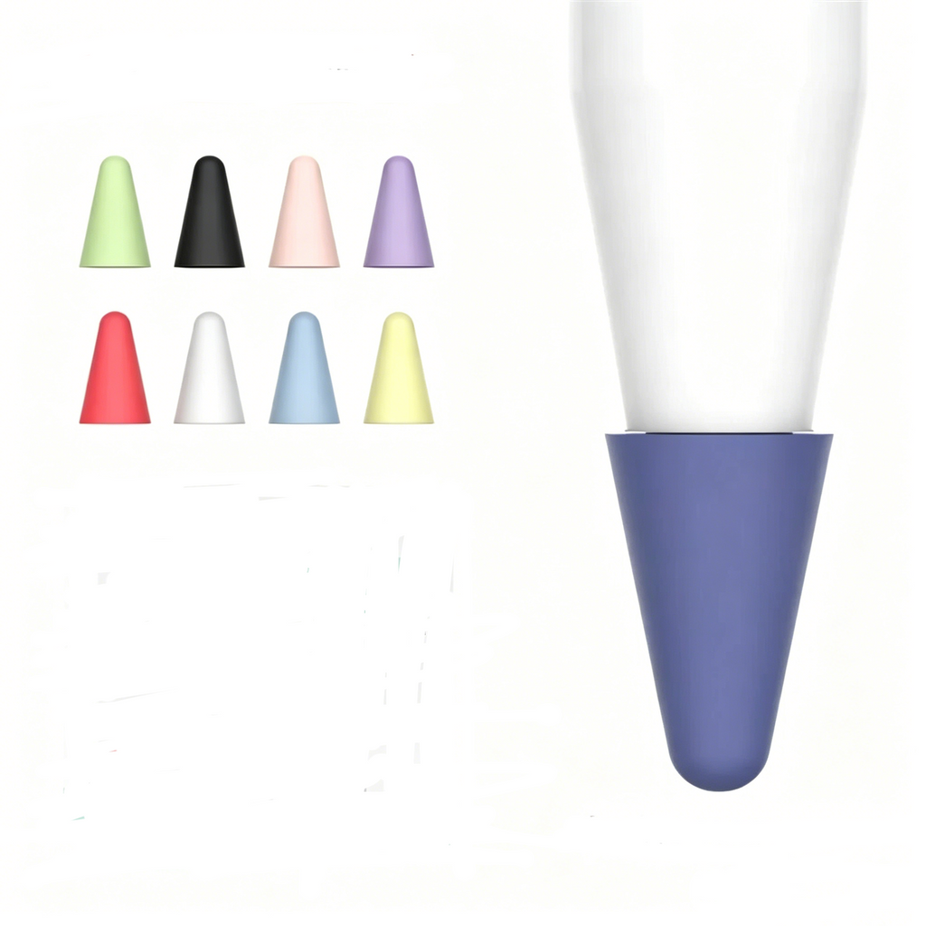 8x Silicone Nib Case Pen Tip Protector Cover For Apple iPad Pencil 1st 2nd