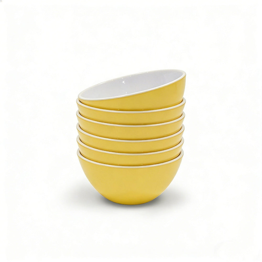 Henni & Friends Melamine Bowl 14.5cm - 6pcs (Yellow)