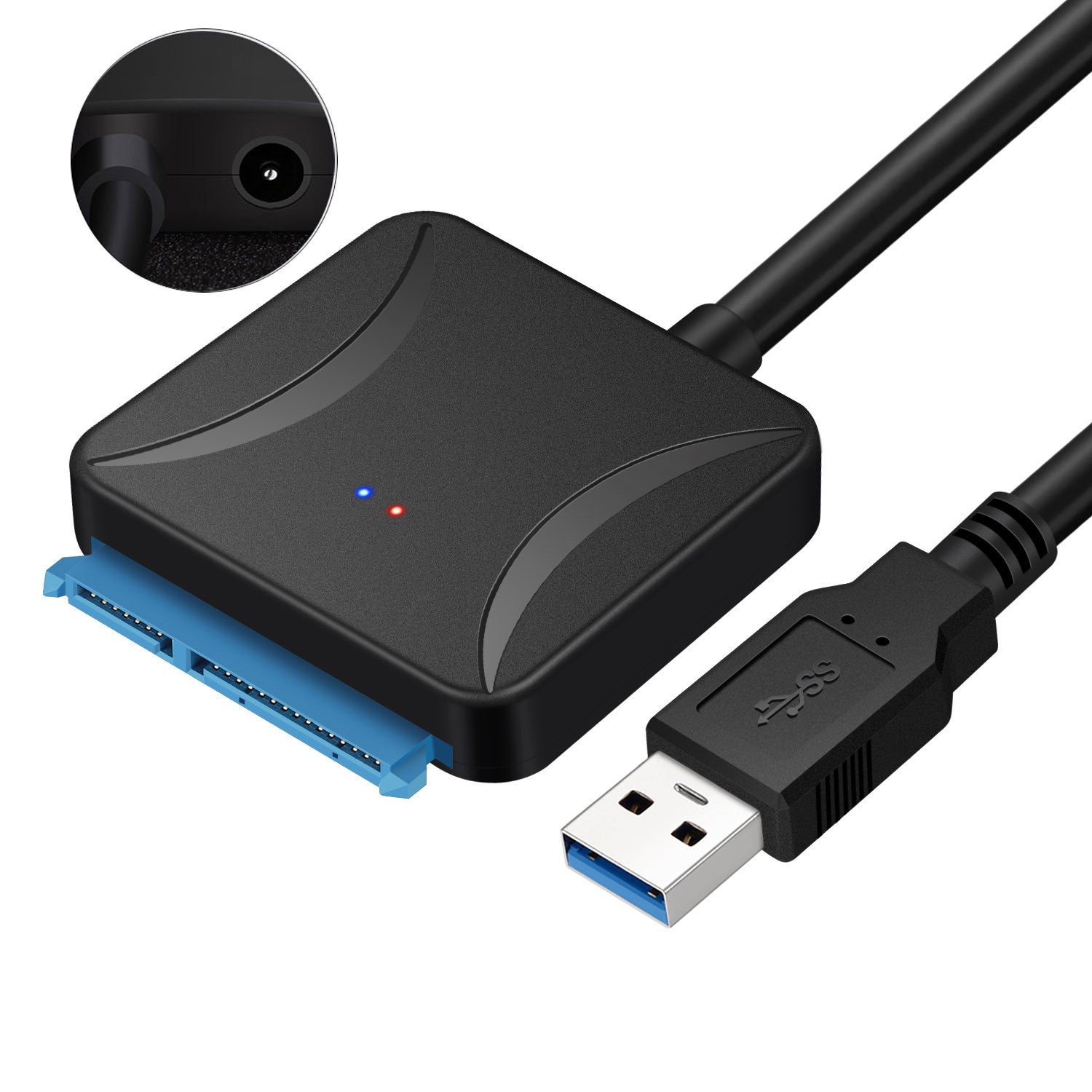 USB 3.0 to 2.5"/3.5" SATA Hard Drive Adapter Cable