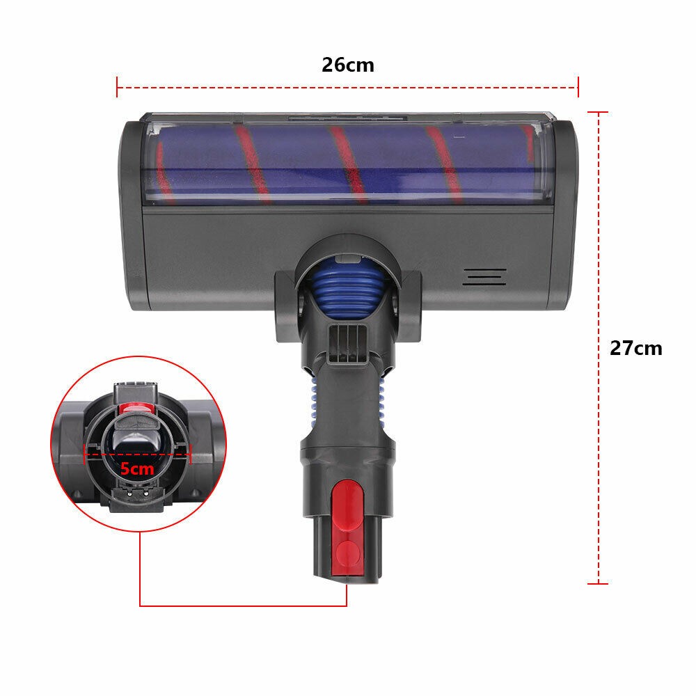 For Dyson V7 V8 V10 V11 Led Fluffy Soft Roller Brush Head Floor Vaccum Cleaner