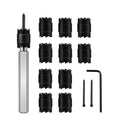 13pcs Cutter 3/8'' Double Sided Cut Weld Weld Remover Rotary Spot Drill Bits